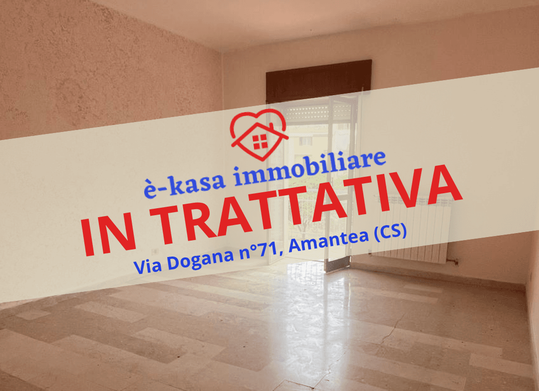 Ampio appartamento in vendita ad Amantea da ristrutturare, vicino alla stazione e ai servizi