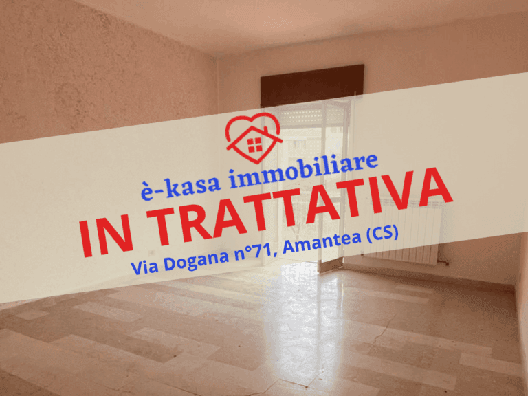 Ampio appartamento in vendita ad Amantea da ristrutturare, vicino alla stazione e ai servizi